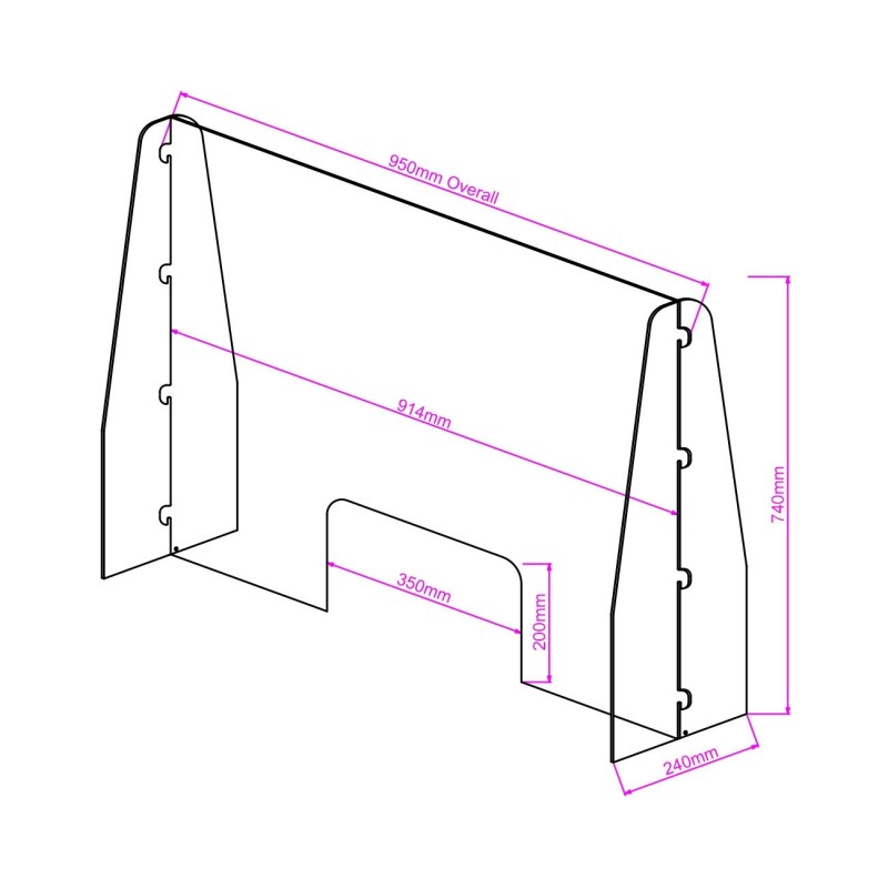 Protective Counter Screen